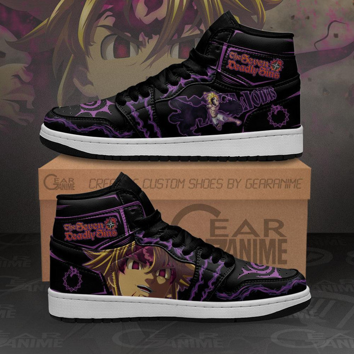 Meliodas Demon Sneakers Seven Deadly Sins Anime Shoes MN10 - 1 - GearAnime