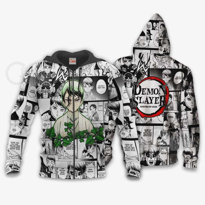 Demon Slayer Yushiro Hoodie Anime Mix Manga KNY Shirt - 1 - GearAnime