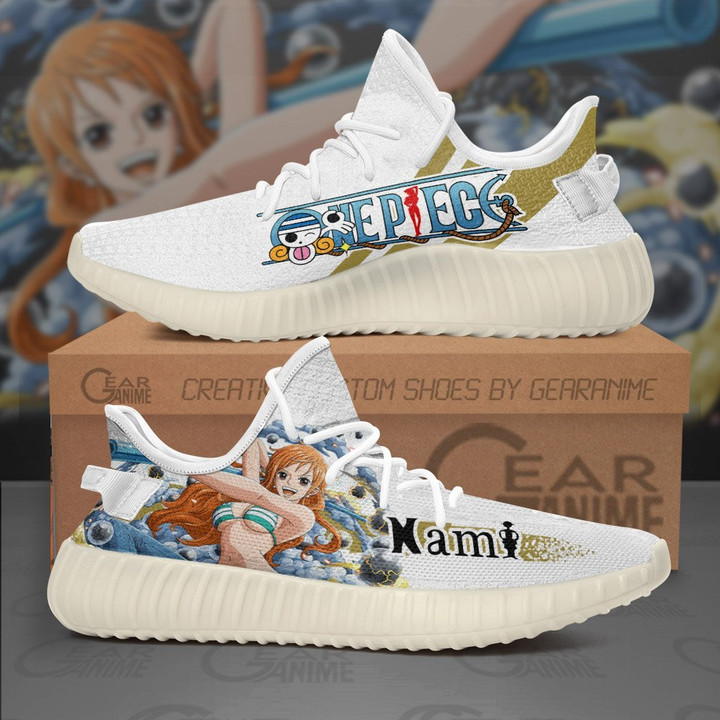 Nami Shoes One Piece Custom Anime Sneakers TT10 - 1 - GearAnime