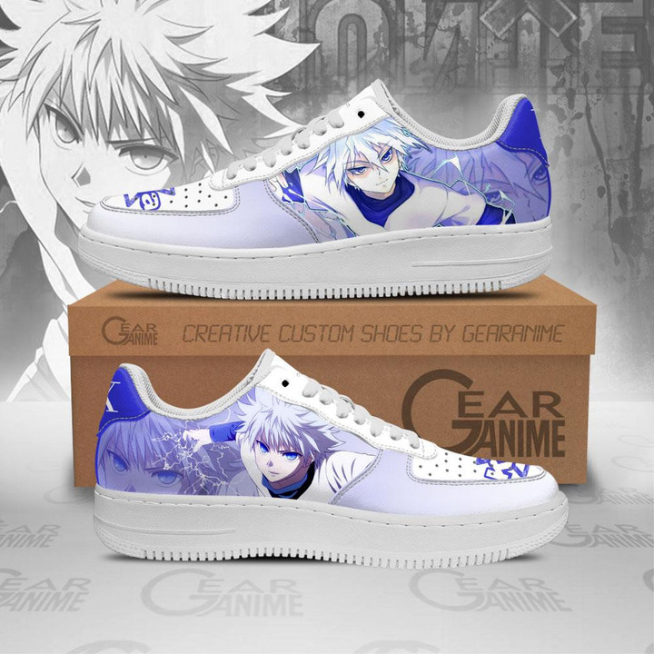 Hunter x Hunter Killua Air Sneakers Custom Anime Shoes - 1 - GearAnime