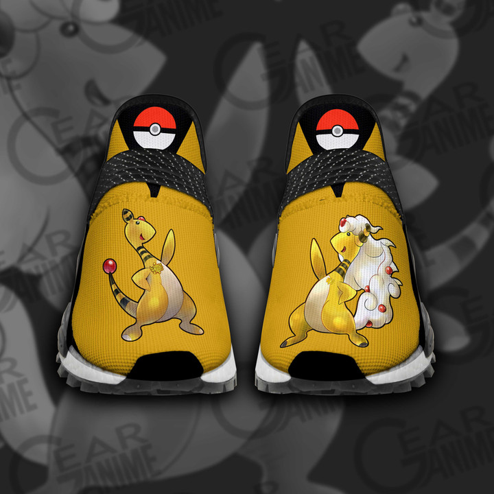 Ampharos Shoes Pokemon Custom Anime Shoes TT11 - 1 - GearAnime
