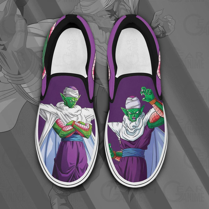 Piccolo Slip On Sneakers Dragon Ball Custom Anime Shoes PN11 - 1 - GearAnime
