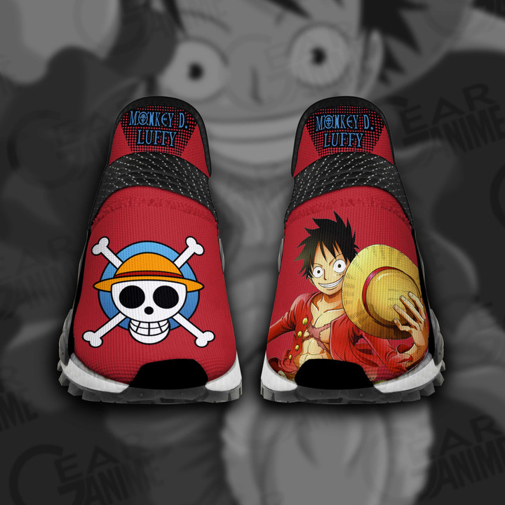 Monkey D Luffy Shoes One Piece Custom Anime Shoes TT11 - 1 - GearAnime