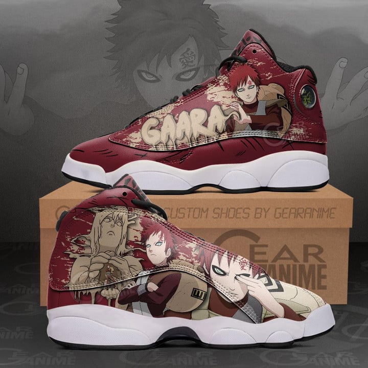 Sunagakure Gaara Sneakers Custom Anime Shoes - 1 - GearAnime