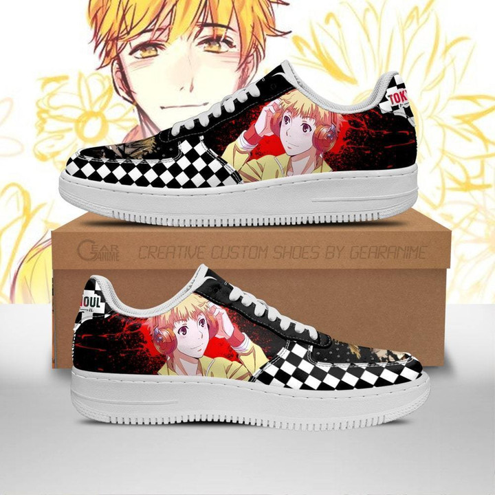 Tokyo Ghoul Nagachika Sneakers Custom Checkerboard Shoes Anime - 1 - GearAnime