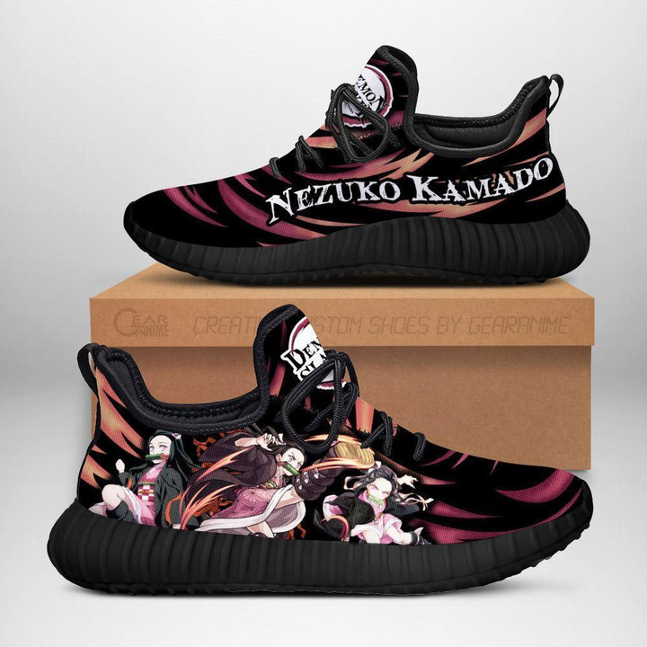 Demon Slayer Nezuko Reze Shoes Custom Anime Sneakers - 1 - GearAnime