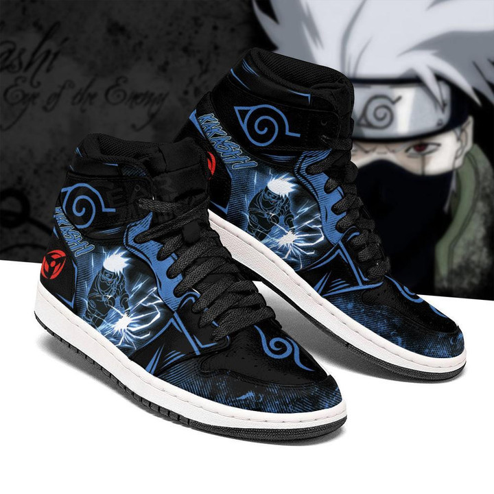 Kakashi Sneakers Custom Lightning Skill Anime Shoes - 1 - GearAnime