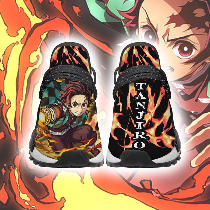 Tanjiro NMD Shoes Sun Breathing Custom Demon Slayer Anime Sneakers - 1 - GearAnime