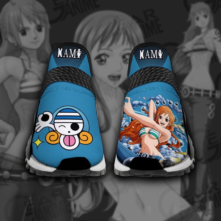 Nami Shoes One Piece Custom Anime Shoes TT11 - 1 - GearAnime