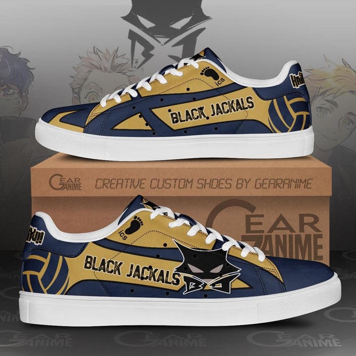 MSBY Black Jackal Skate Shoes Custom Haikyuu Anime Shoes - 1 - GearAnime