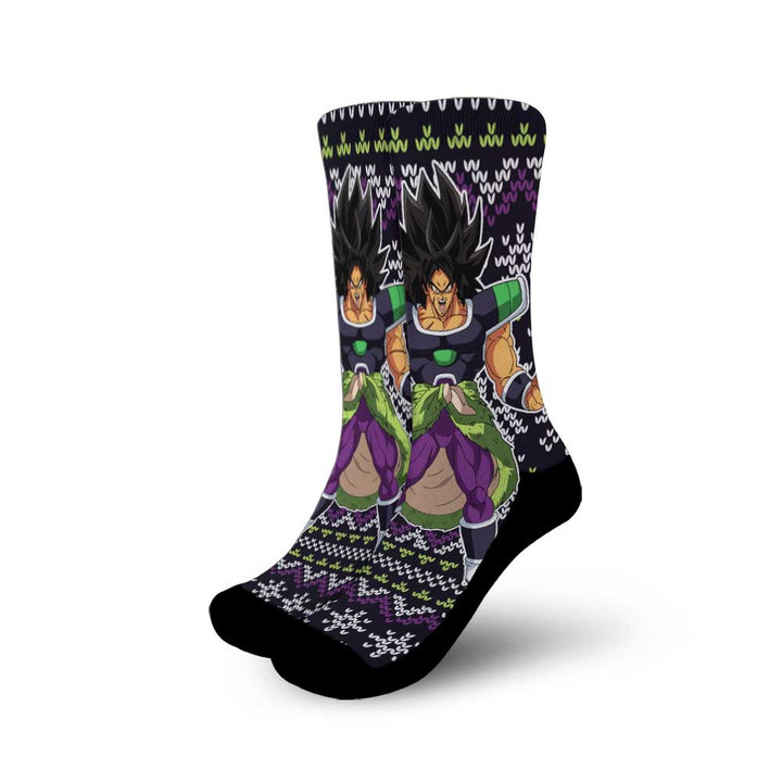 Broly Socks Ugly Dragon Ball Anime Socks Gift Idea - 1 - GearAnime
