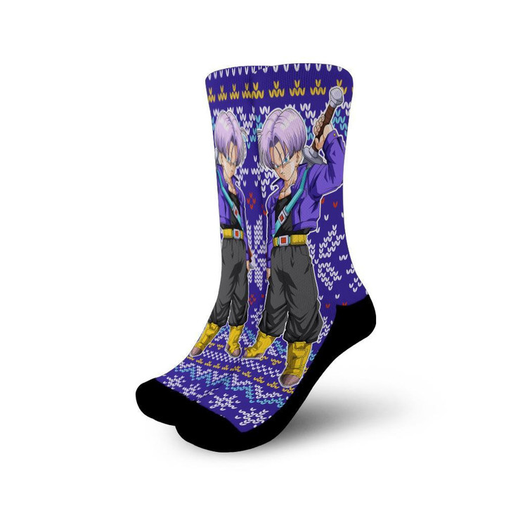 Future Trunks Socks Ugly Dragon Ball Anime Socks Gift Idea - 1 - GearAnime