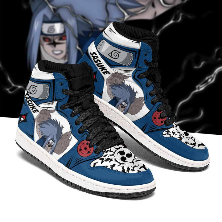 Sasuke Shoes Cursed Seal of Heaven Power Anime Sneakers - 1 - GearAnime