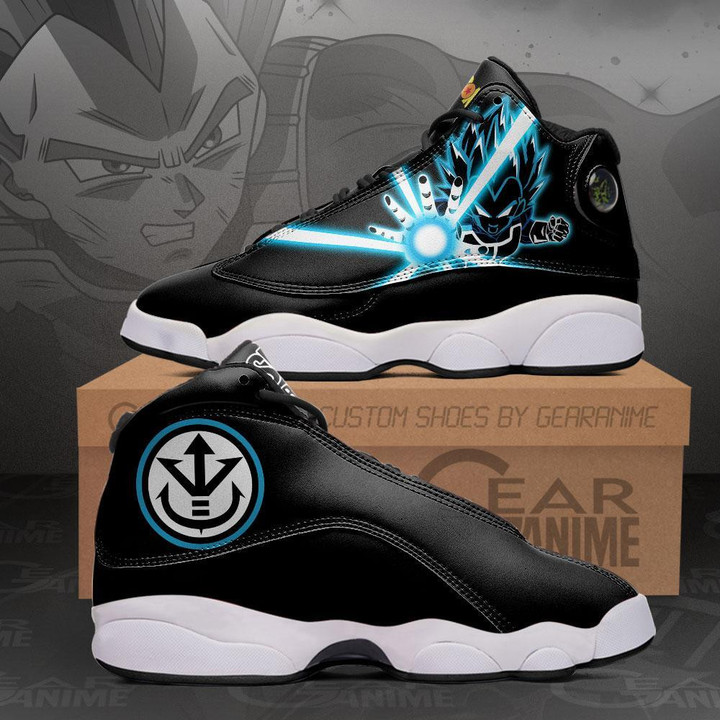 Vegeta Blue Sneakers Custom Anime Dragon Ball Shoes - 1 - GearAnime