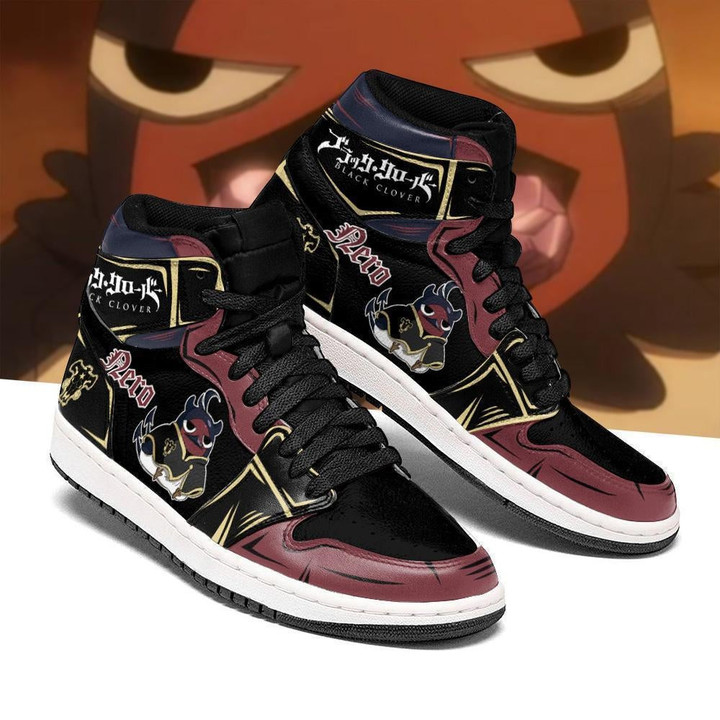 Black Bull Nero Sneakers Black Clover Anime Shoes - 1 - GearAnime