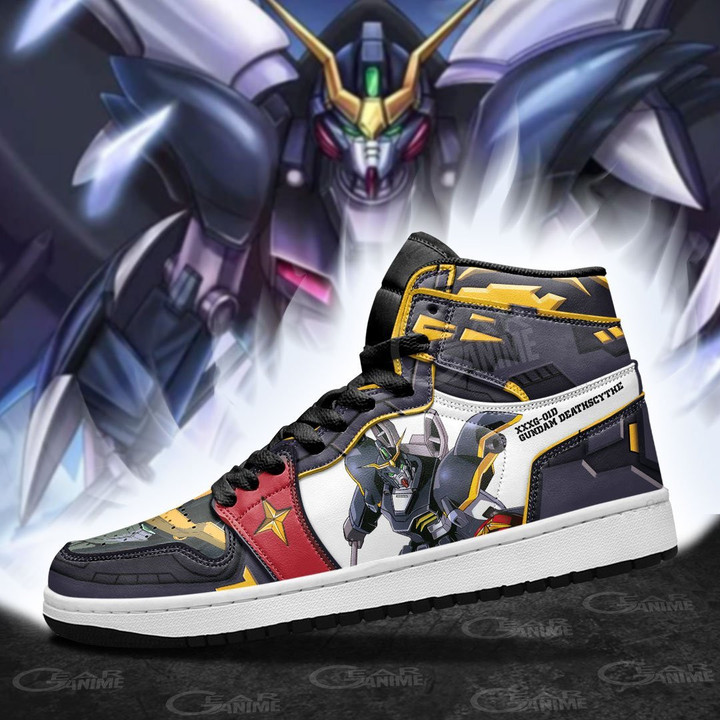 XXXG-01D Gundam Deathscythe Sneakers Custom Anime Gundam Deathscythe Shoes - 4 - GearAnime