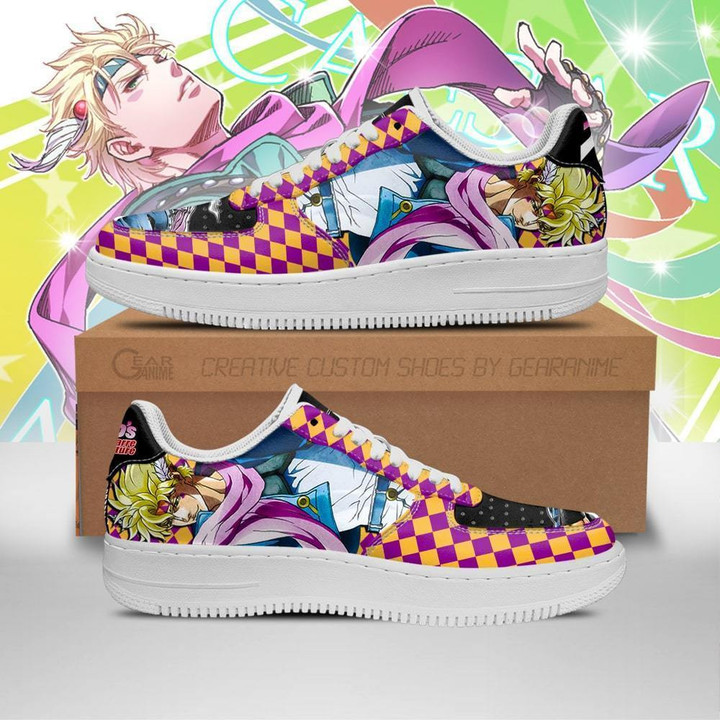 Caesar Anthonio Zeppeli Sneakers JoJo Anime Shoes Fan Gift Idea PT06 - 1 - GearAnime