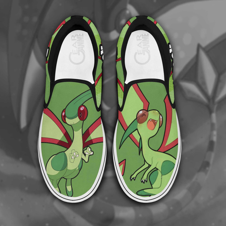 Flygon Slip On Sneakers Pokemon Custom Anime Shoes - 1 - GearAnime