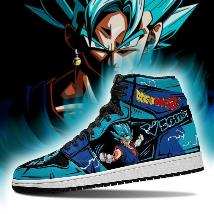Vegito Blue Sneakers Custom Dragon Ball Anime Shoes - 3 - GearAnime