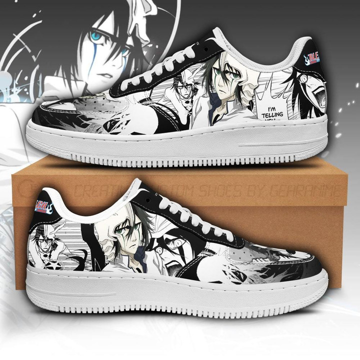 Schiffer Ulquiorra Sneakers Bleach Anime Shoes Fan Gift Idea PT05 - 1 - GearAnime