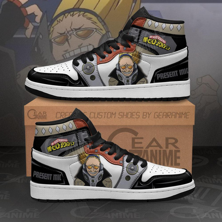 BNHA Present Mic Sneakers Custom My Hero Academia Anime Shoes - 1 - GearAnime