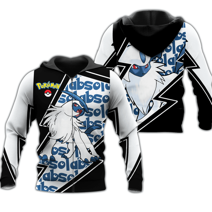 Absol Zip Hoodie Costume Pokemon Shirt Fan Gift Idea VA06 - 1 - GearAnime
