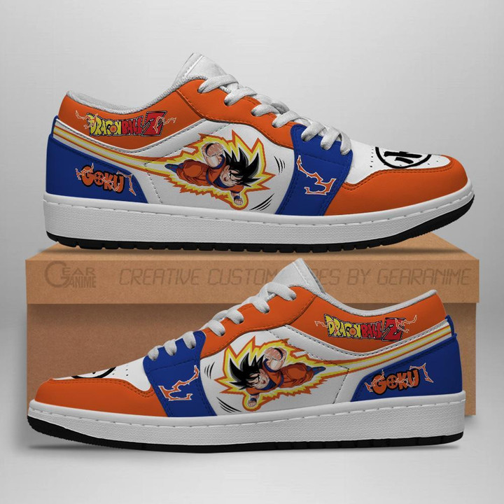 Goku Low Sneakers Custom Dragon Ball Anime Shoes - 1 - GearAnime