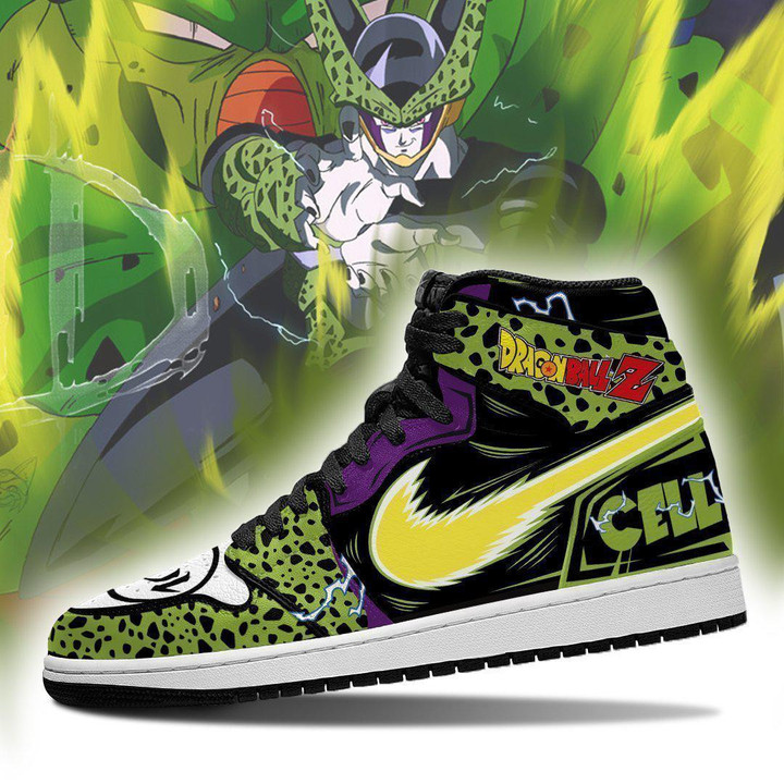 Dragon Ball Cell Sneakers Custom Anime Dragon Ball Shoes For Fan - 3 - GearAnime
