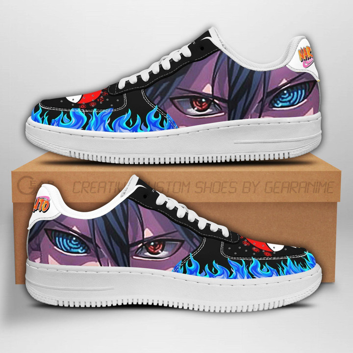 Sasuke Eyes Air Sneakers Sharingan Custom Anime Shoes - 1 - GearAnime