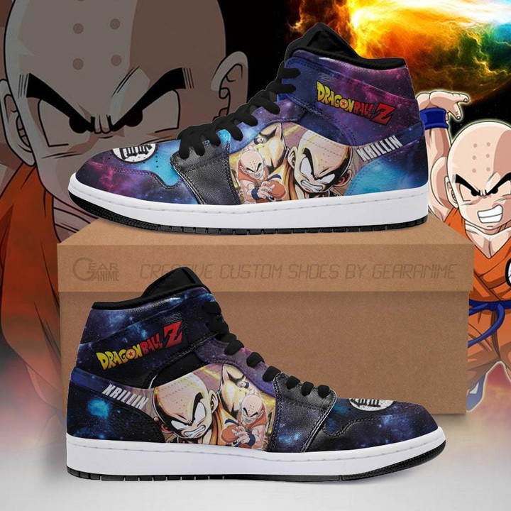 Krillin Sneakers Galaxy Custom Dragon Ball Anime Shoes - 1 - GearAnime