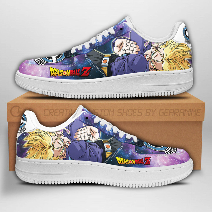 Future Trunks Air Sneakers Galaxy Custom Anime Dragon Ball Shoes - 1 - GearAnime