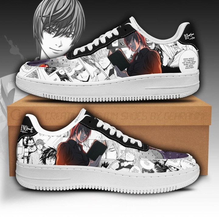 Light Yagami Sneakers Death Note Anime Shoes Fan Gift Idea PT06 - 1 - GearAnime
