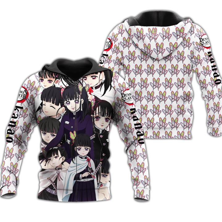 Kanao Tsuyuri Zip Hoodie Demon Slayers Shirt Costume Anime Fan Gift Idea VA06 - 1 - GearAnime