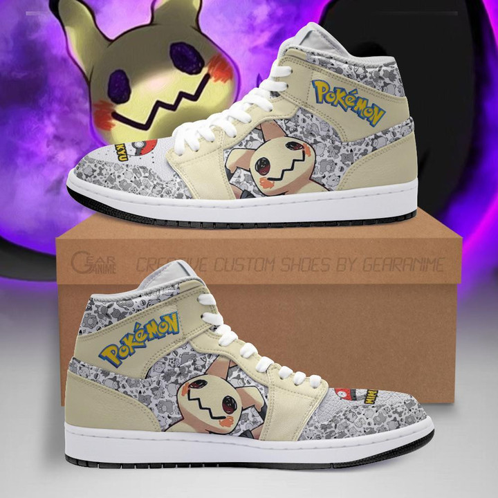 Mimikyu Sneakers Custom Anime Pokemon Shoes - 1 - GearAnime