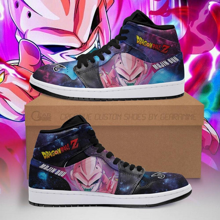 Majin Buu Sneakers Galaxy Custom Dragon Ball Anime Shoes - 1 - GearAnime