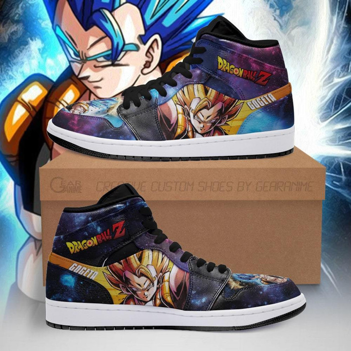 Gogeta Sneakers Galaxy Custom Dragon Ball Anime Shoes - 1 - GearAnime