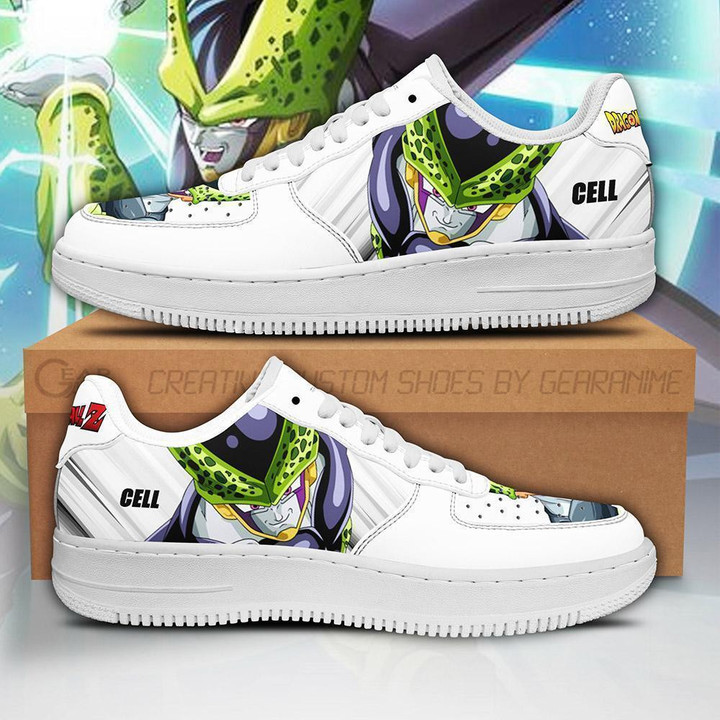 Cell Air Sneakers Custom Anime Dragon Ball Shoes Simple Style - 1 - GearAnime
