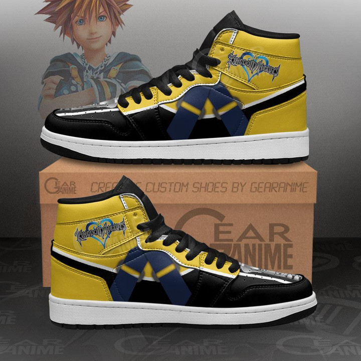 Kingdom Hearts Sora Sneakers Custom Uniform Anime Shoes - 1 - GearAnime