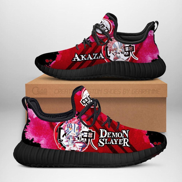 Demon Akaza Reze Shoes Demon Slayer Anime Sneakers Fan Gift Idea - 1 - GearAnime