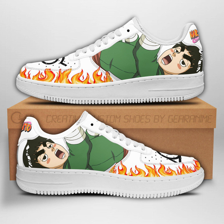 Rock Lee Air Sneakers Custom Anime Shoes - 1 - GearAnime
