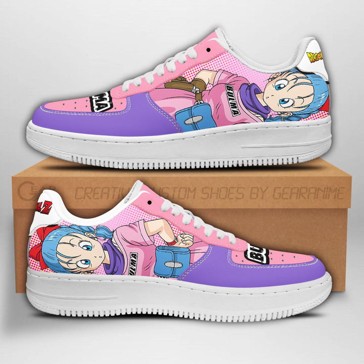 Bulma Air Sneakers Custom Anime Dragon Ball Shoes - 1 - GearAnime
