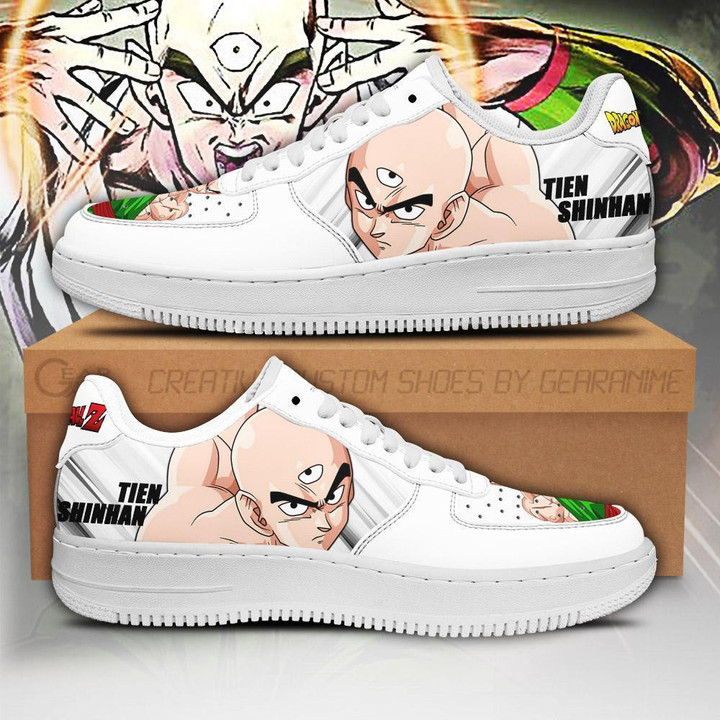 Tien Shinhan Air Sneakers Custom Anime Dragon Ball Shoes Simple Style - 1 - GearAnime