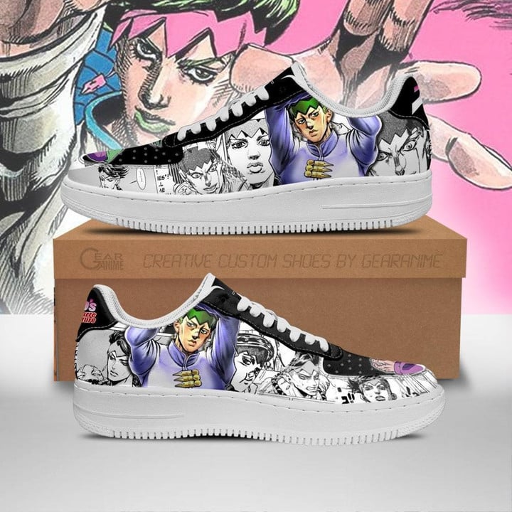 Rohan Kishibe Sneakers Manga Style JoJo Anime Shoes Fan Gift PT06 - 1 - GearAnime