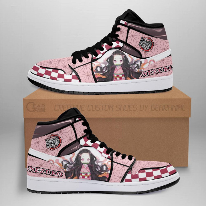 Nezuko Sneakers Custom Anime Demon Slayer Shoes - 2 - GearAnime