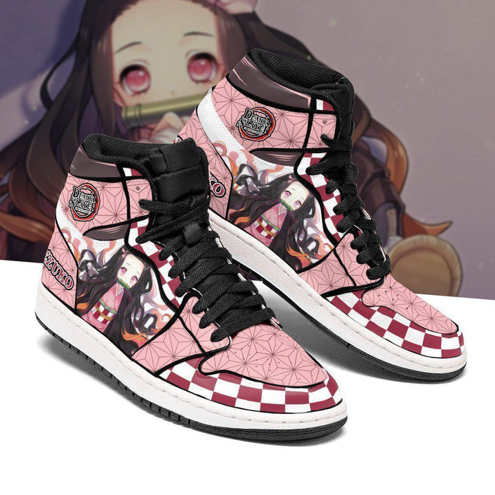 Nezuko Sneakers Custom Anime Demon Slayer Shoes - 1 - GearAnime