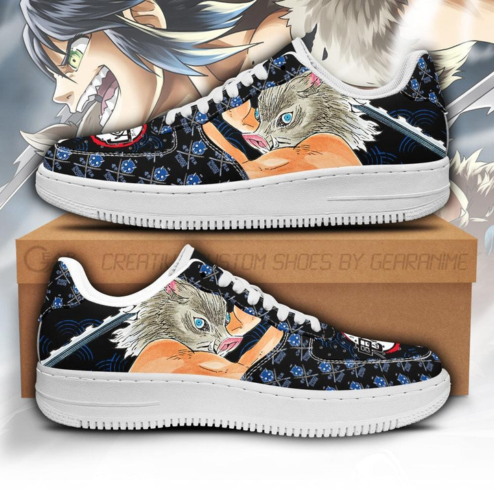 Inosuke Sneakers Custom Demon Slayer Anime Shoes Fan PT05 - 1 - GearAnime