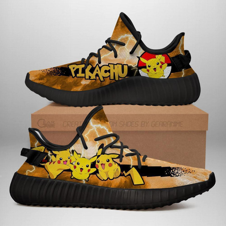 Pikachu YZ Shoes Pokemon Anime Sneakers Fan Gift Idea TT04 - 1 - GearAnime
