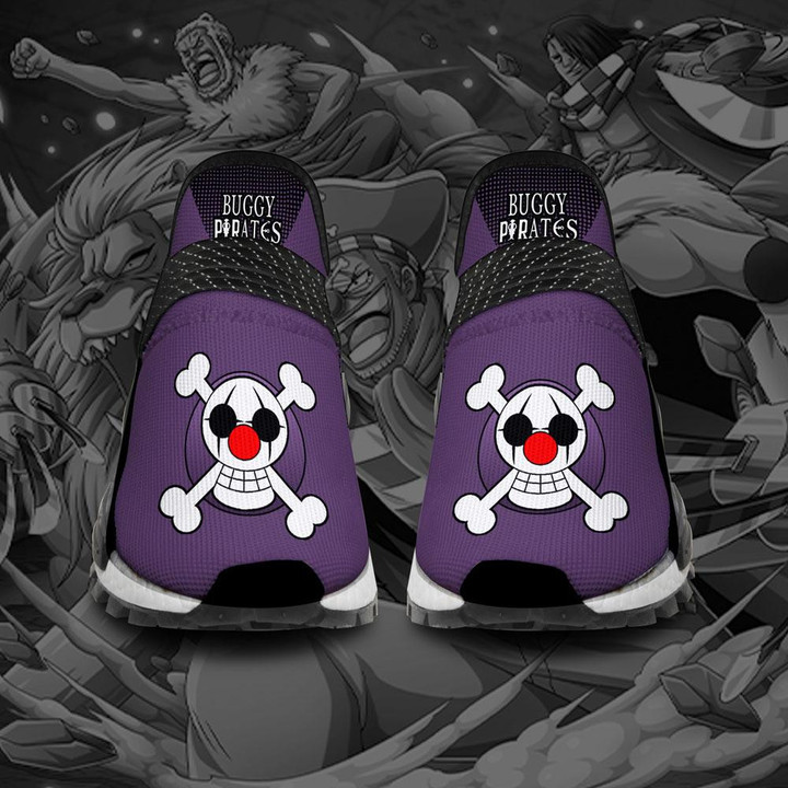 Buggy Pirates ND Shoes One Piece Custom Anime Shoes - 1 - GearAnime