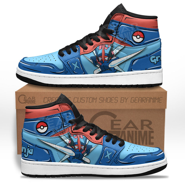Greninja Sneakers Custom Pokemon Anime ShoesGear Anime