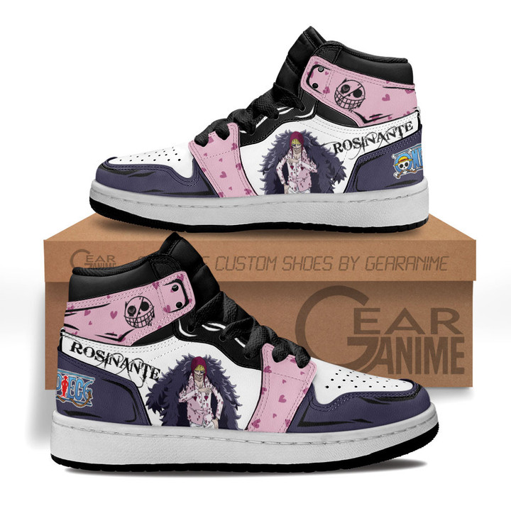 Donquixote Rosinante Kids Sneakers Custom Anime One Piece Kids ShoesGear Anime